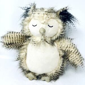 Little Toasties New Zealand Sleeping Boo Owl Plush Toy Heat & Hug Stuffed Animal